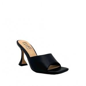 NEW EXE women's bianca wide-band sculptural heels in black